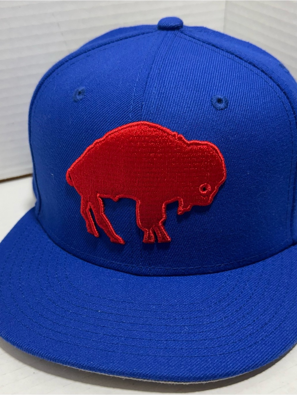 NFL Buffalo Bills Retro Historic Logo New Era 59fifty 7 5/8 Blue Cap